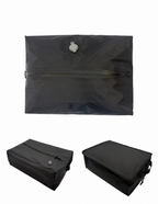 Bolsa de compresión al vacío negra sin ventana PackWise tres vistas